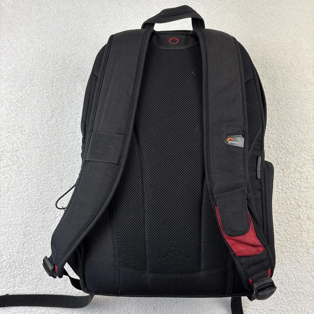 LOWEPRO 'Fastpack 200 Backpack' Red/Black Digital SLR Camera Bag Travel Pack